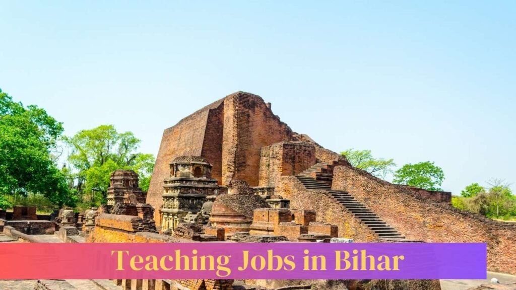 Jobs for Teachers In Bihar