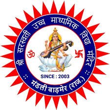 Shri Saraswati Uchch Madhyamik Vidya Mandir Mandli, Kalyanpur, Balotra, Rajasthan Logo