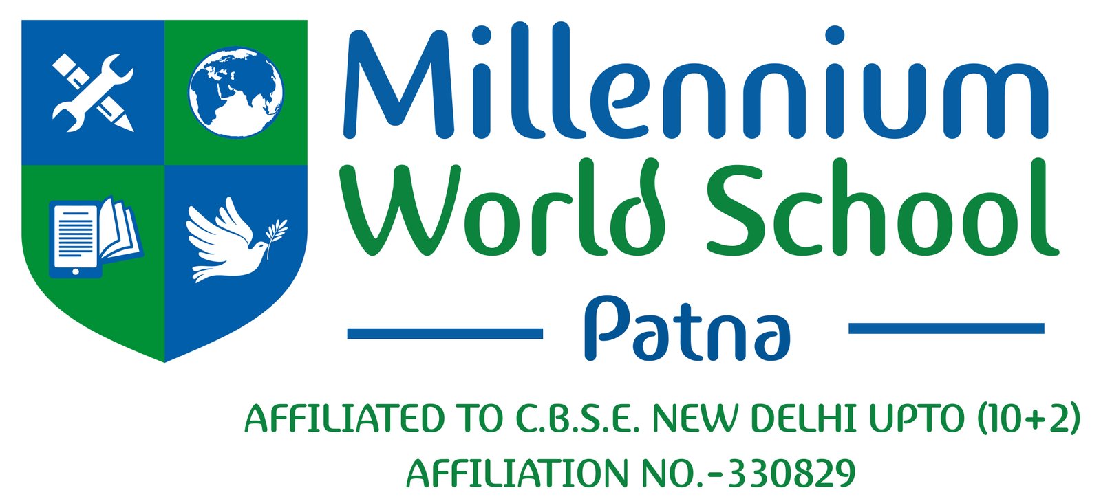 MILLENNIUM WORLD SCHOOL, PATNA, BIHAR Logo