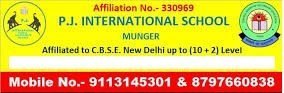 P.J. INTERNATIONAL SCHOOL, SANGRAMPUR, MUNGER Logo