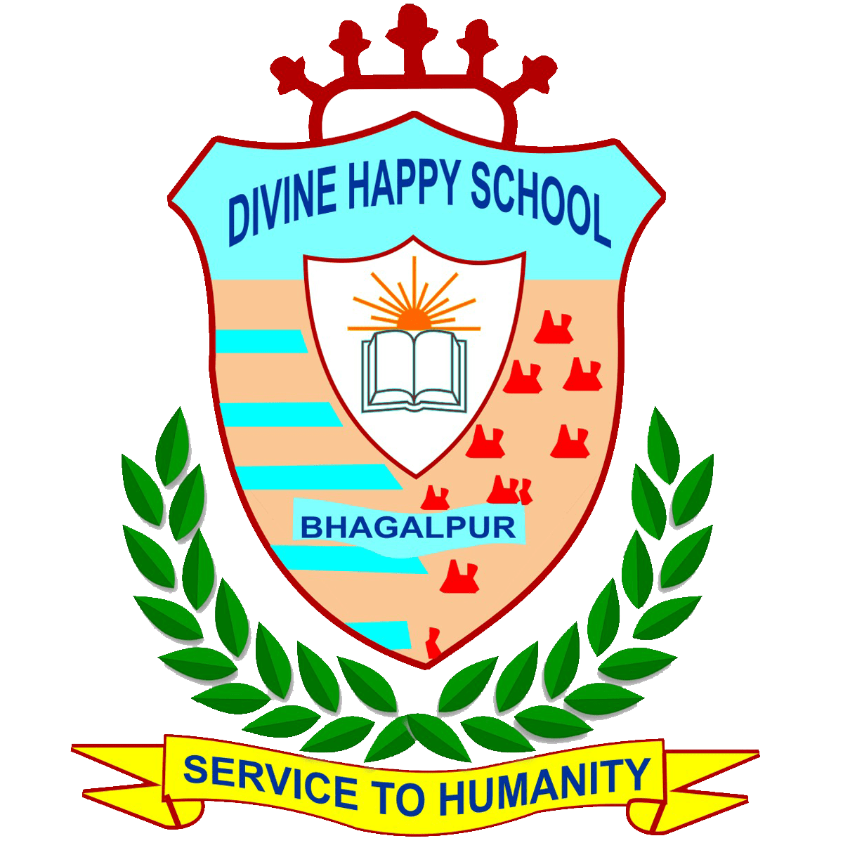 DIVINE HAPPY SCHOOL, JAGDISHPUR, BHAGALPUR Logo