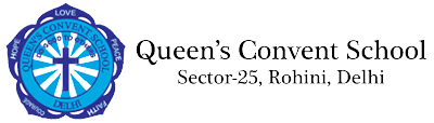 Queens Convent School, Rohini, Delhi  Logo