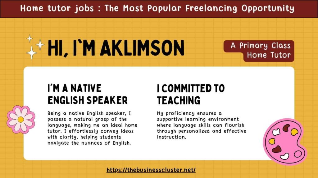 Home tutor Jobs : The Most Popular Freelancing Opportunity