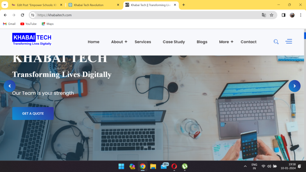 Khabai Tech Website