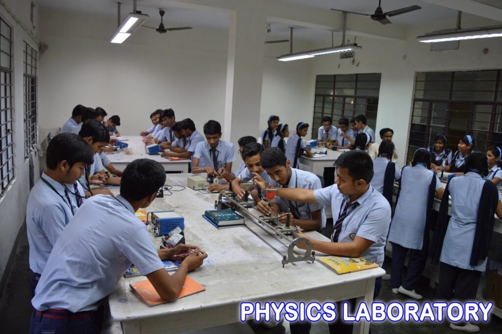 physics laboratory of G.D. Mother International School Muzaffarpur