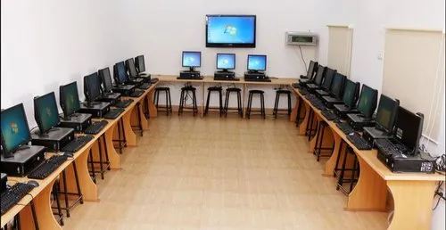 Holy Cross School computer lab