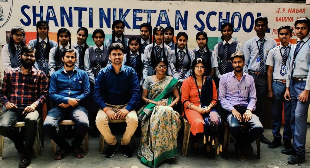 teacher and student of shanti niketan  Sr. Sec. School