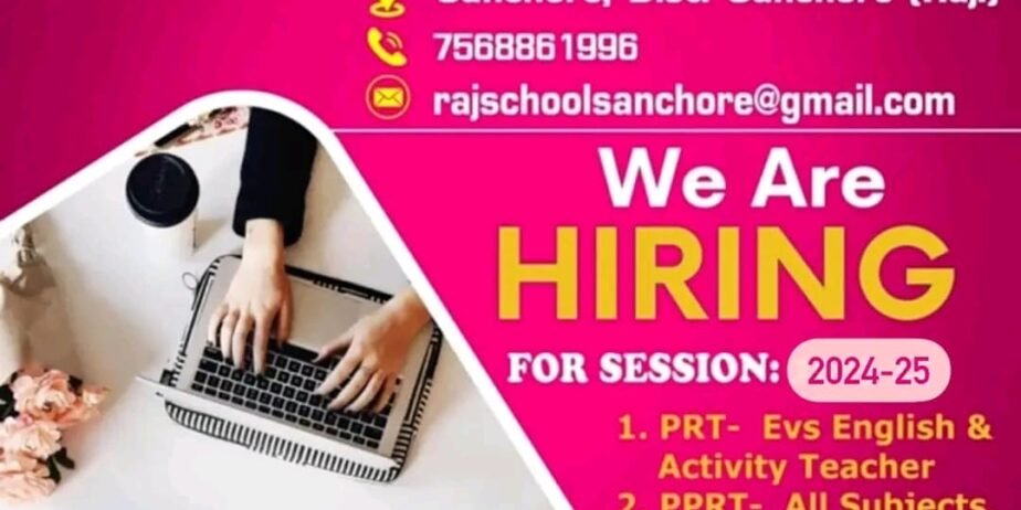 Teacher’s Job at Raj International School, Sanchore,(Rajasthan)
