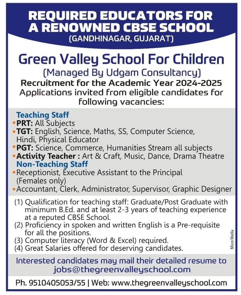 Job in Green Valley School For Children
