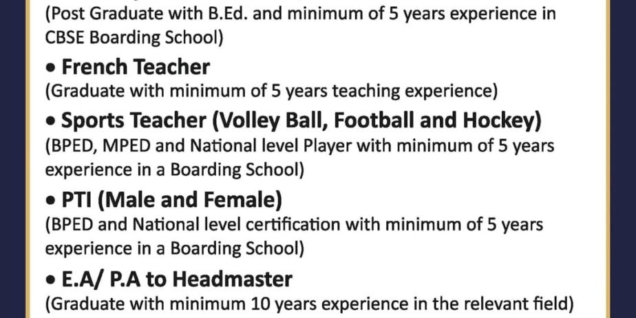 TEACHER JOBS!! in-DEHRADUN,Uttarakhand at Tula’s International School