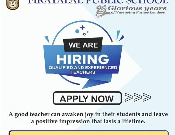 TEACHER JOBS!! in-Ranchi, Jharkhand at FIRAYALAL PUBLIC SCHOOL