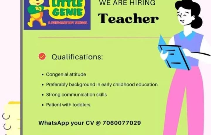 Teacher Job in Little Genie, Bareily, Uttar Pradesh