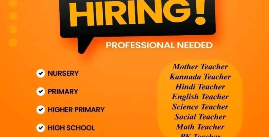 TEACHER JOBS!! in  Rajajinagar, Bengaluru at SVES ENGLISH HIGH SCHOOL