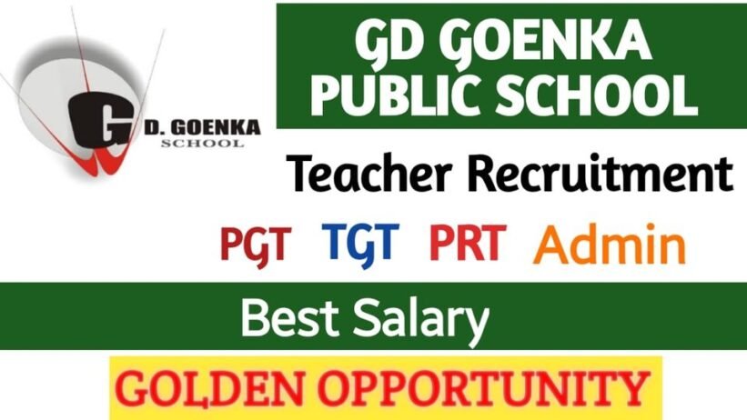 TEACHER JOBS!! in – Panipat, Haryana at GD GOENKA PUBLIC SCHOOL