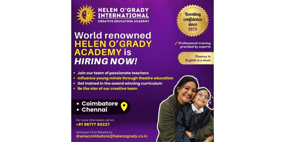 Teacher Vacancy at Helen O’Grady International, Tamil Nadu Chennai , India.