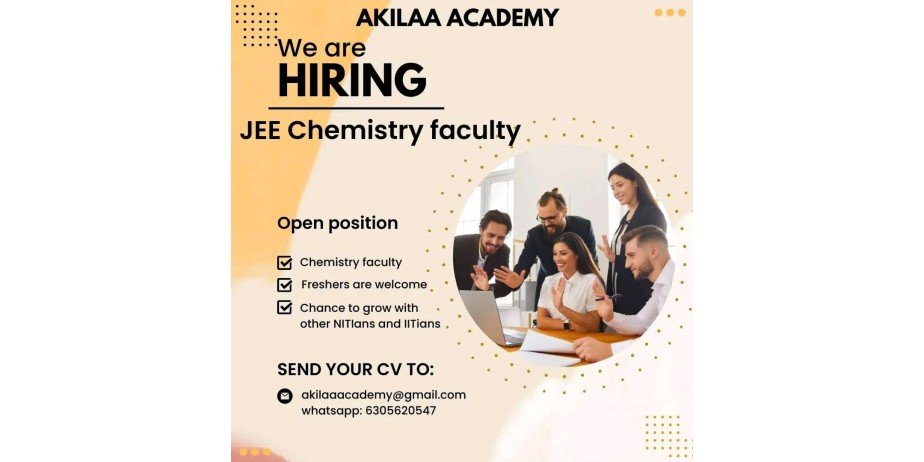 Teacher Jobs at Akila Academy, Hyderabad, Telangana