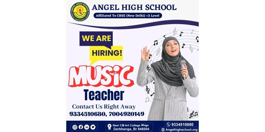 Teacher jobs at Angel High School, Darbhanga, Bihar