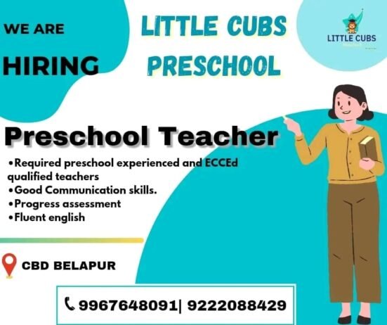 TEACHER JOBS!! in – New Delhi, Delhi at LITTLE CUBS PRESCHOOL