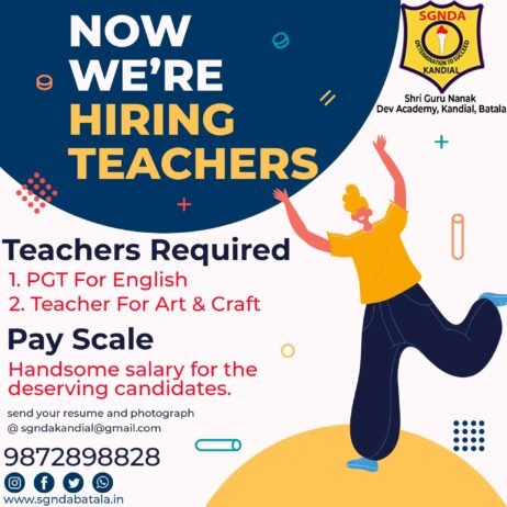 Teachers job in ! Join The Arc School, Sadatpur, Purani Motihari Road, Muzaffarpur