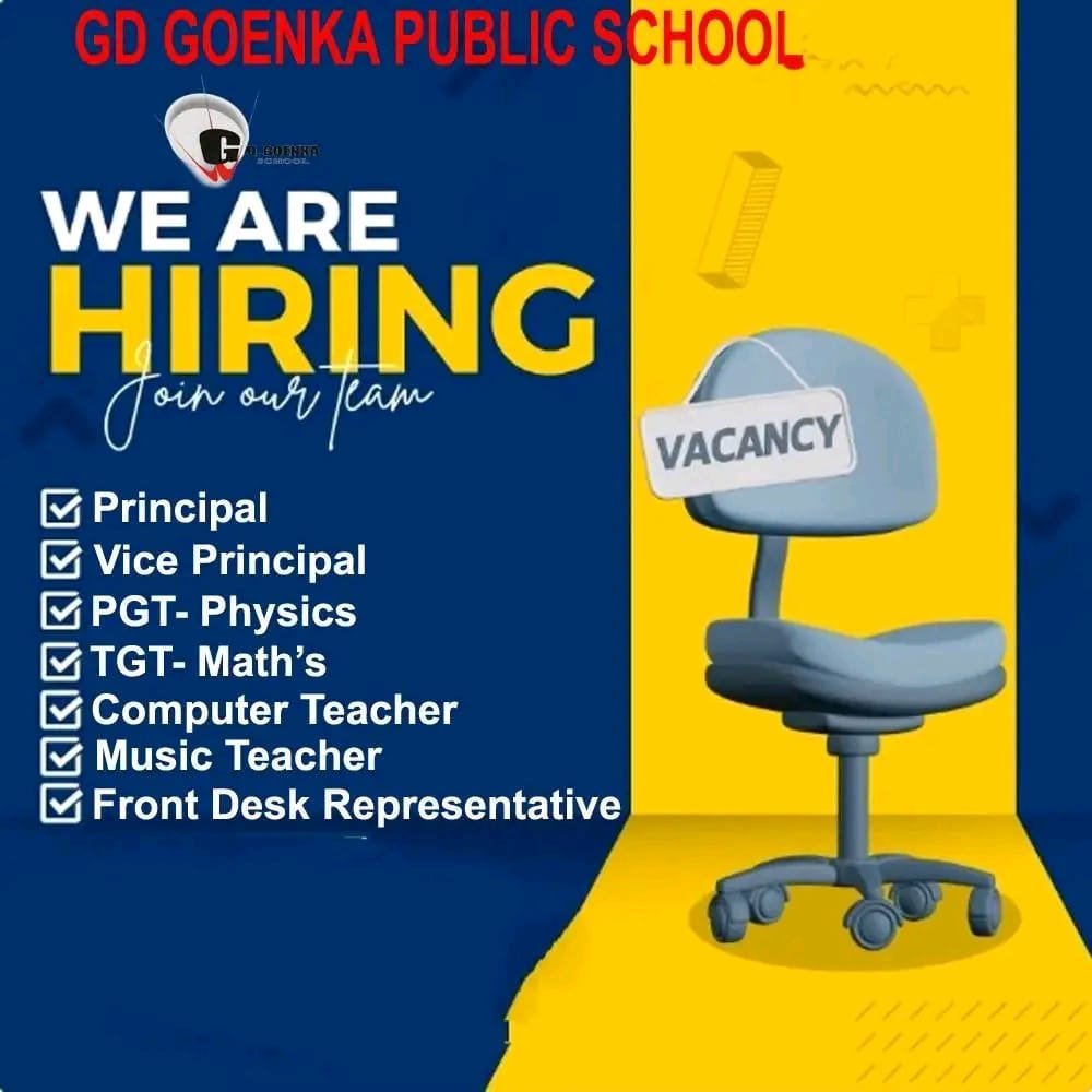 TEACHER JOBS!! in New Delhi, Delhi at GD GOENKA PUBLIC SCHOOL
