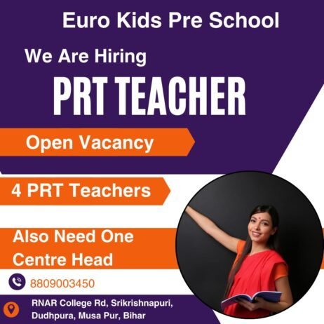 Teachers job in ! Euro Kids Pre School Musapur