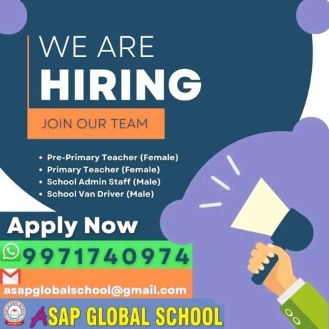 Teachers Job In ! ASAP Global School Noida U.P