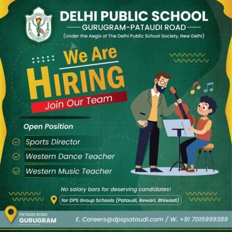 Teachers job in ! Delhi Public School, Gurugram-Pataudi Road