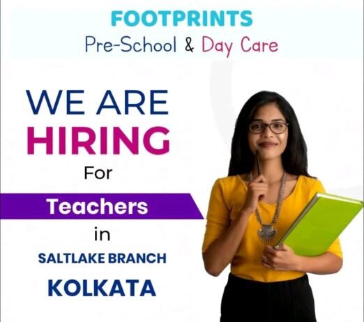 Teachers job in ! FOOTPRINTS Pre-School & Day Care, Kolkata, West Bengal