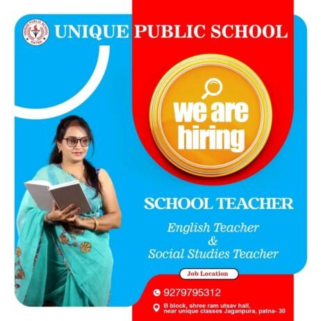 Teachers job in UNIQUE PUBLIC SCHOOL, Bihar