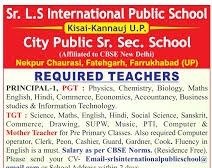 Teachers job in ! Sr. L.S International Public School in FARRUKHABAD,Uttar Pradesh