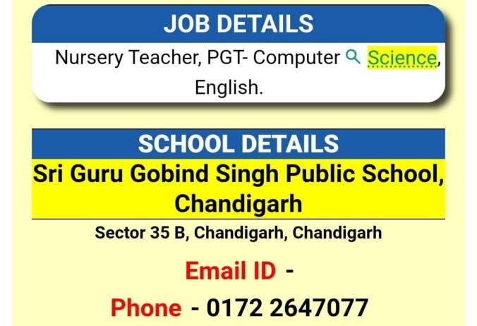 Sri Guru Gobind Singh Public School, Chandigarh