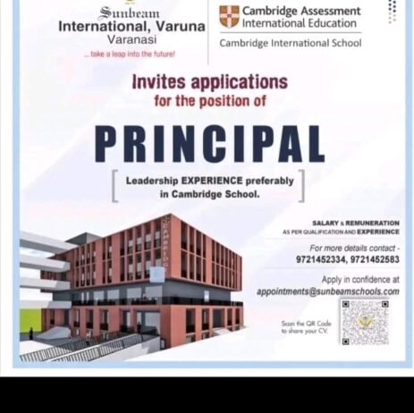 Teachers job in ! Cambridge International School in Varanasi