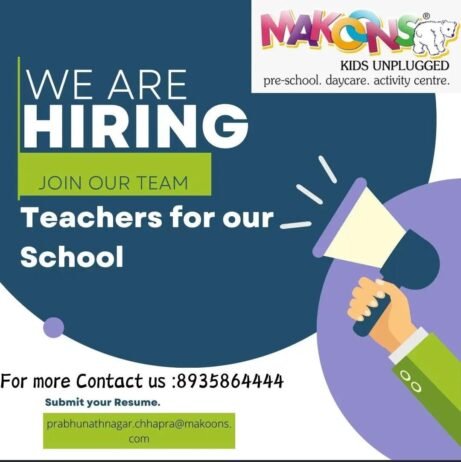 Job Opening in  Makoons Kids Unplugged Team, Chhapra, Bihar