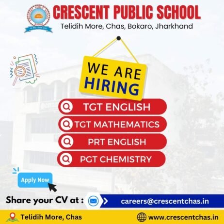 Crescent Public School: Your Career Starts Here – We Are Hiring