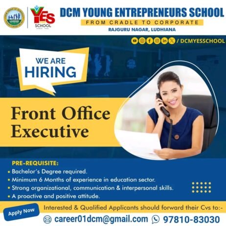 job at DCM Young Entrepreneurs School (YES) in Rajguru Nagar, Ludhiana,