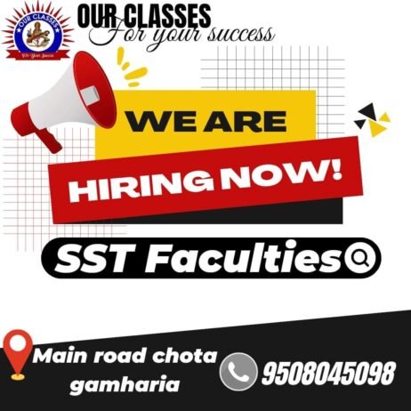 Exciting Career Opportunity at Our Classes – Now Hiring SST Faculties!