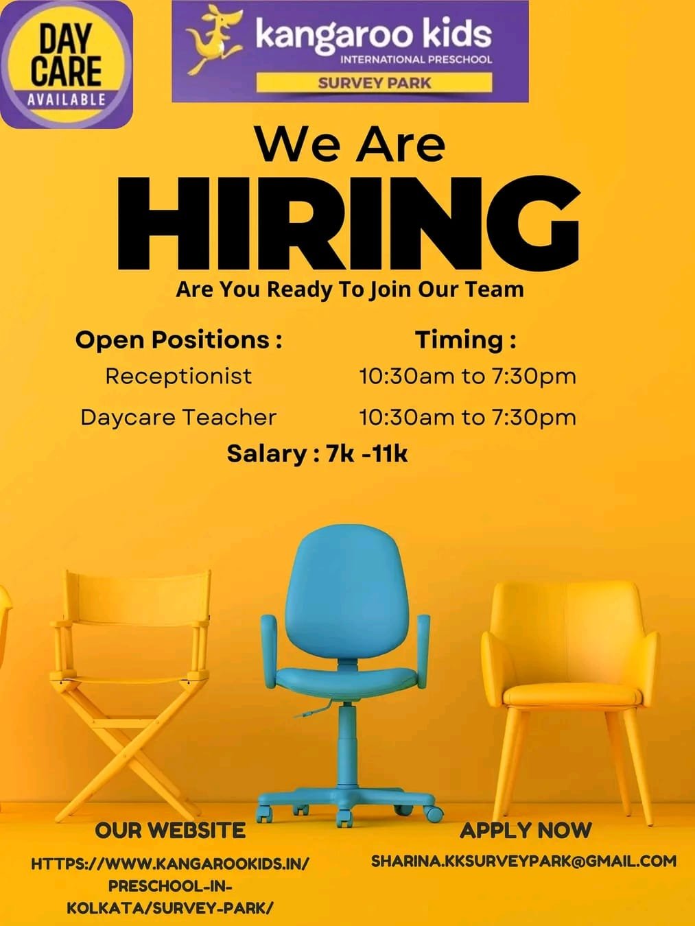 Teachers Jobs Kangaroo Kids International Preschool ,Kolkata