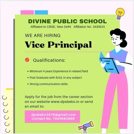 Teacher Job in Divine Public School,  Beko, Jharkhand