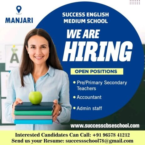 Teacher Job in Success English Medium School, Pune, Maharashtra