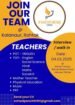 Teacher Recruitment at Panchtirthi School, Kalanaur, Rohtak, Haryana