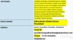 Teacher Recruitment at Adharsheela Global School, Ghaziabad, Uttar Pradesh