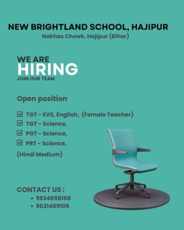 Teaching job New Brightland School , Hajipur ,Vaishali , Bihar