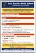 Teaching opportunity  Bangalore at Asia Pacific World School (APWS), Bangalore Urban, Karnataka