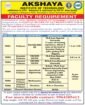 Teaching job in Tumakuru | Akshaya Institute of Technology, Tumakuru, Karnataka
