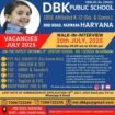 Teaching Job in Narwana | DBK Public School, Narwana, Jind, Haryana