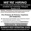 Teaching job in Rajinikanth Reddy International School, Hyderabad, Telangana
