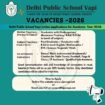 Teaching & Co-Scholastic Job Vacancies in Gujarat | Delhi Public School Vapi Recruitment